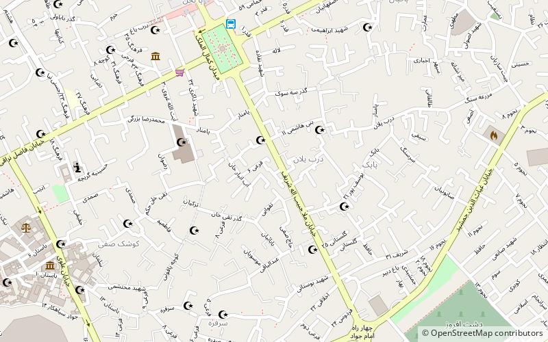 Zeynoddin-Minarett location map