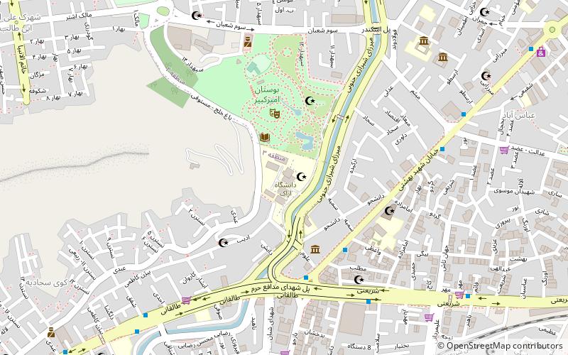Arak University location map