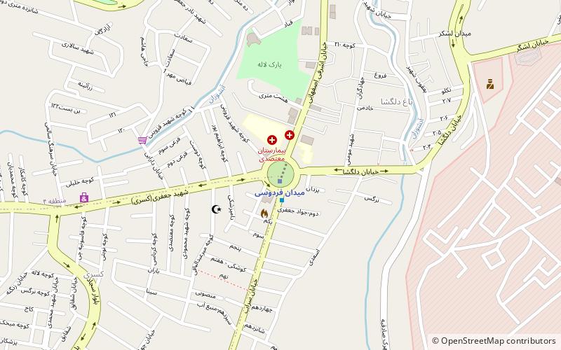 Ferdowsi Square location map