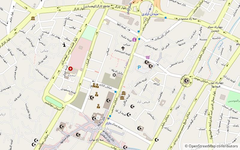 pasazh qds kermanshah location map