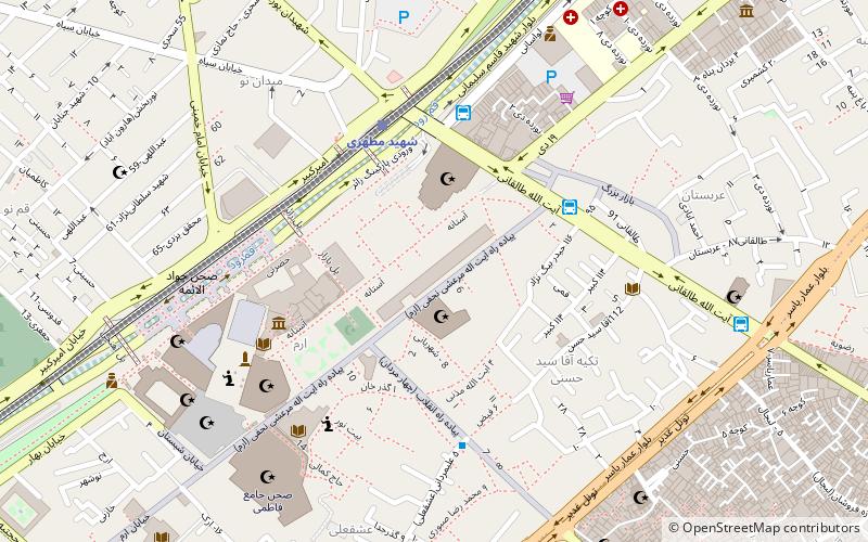 bazar bzrg alghdyr qom location map