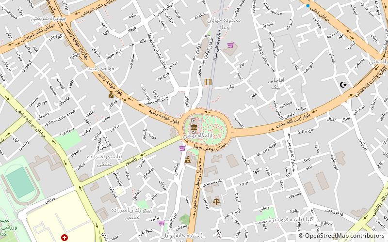 bu alisina museum hamadan location map