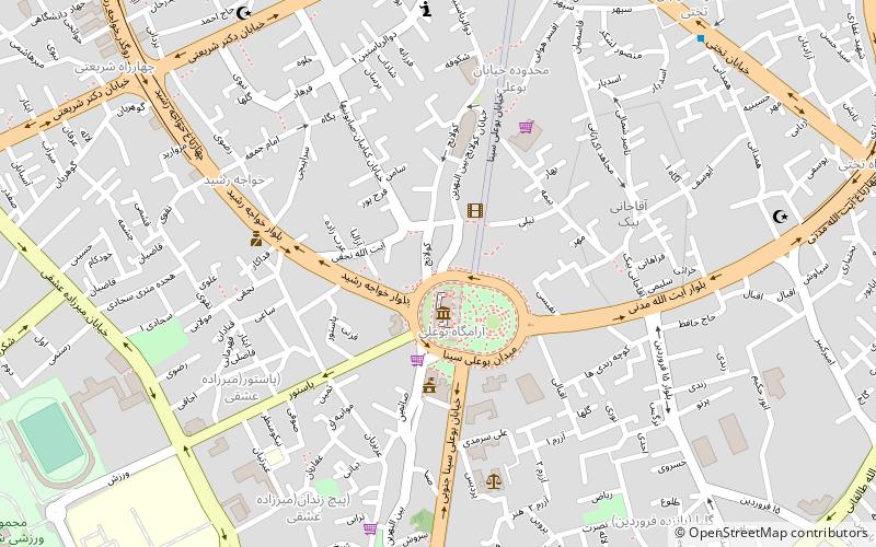 pasazh tmasha hamadan location map