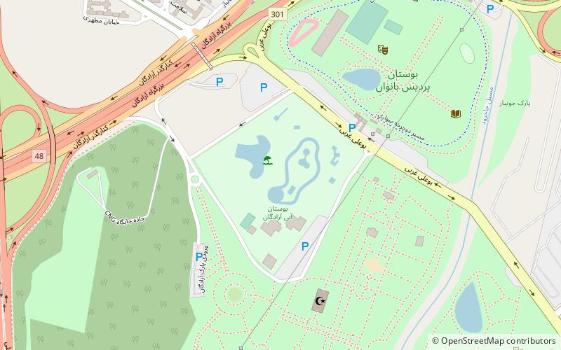 park wodny azadegan teheran location map