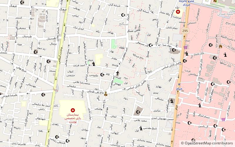 Saint George Church of Tehran location map