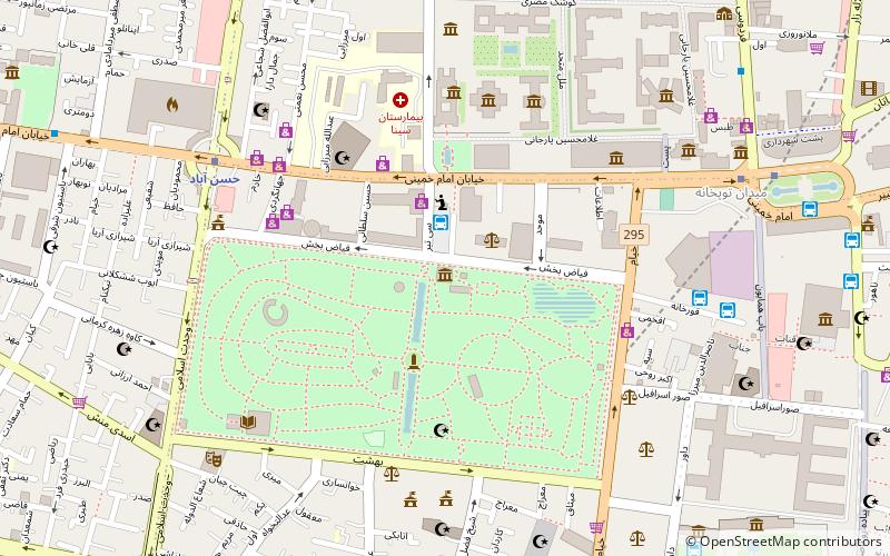 Museo de la paz de Teherán location map