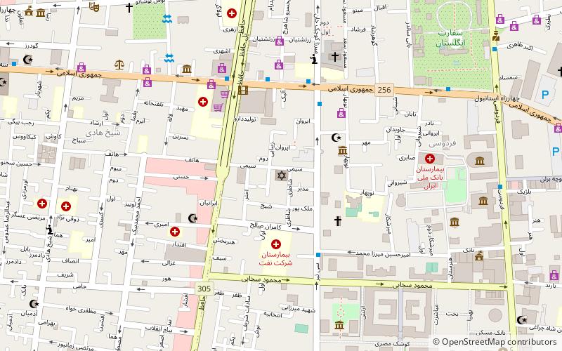 Haim Synagogue location map