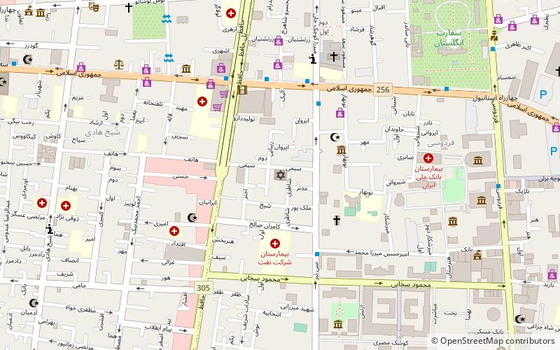 Haim-Synagoge location map