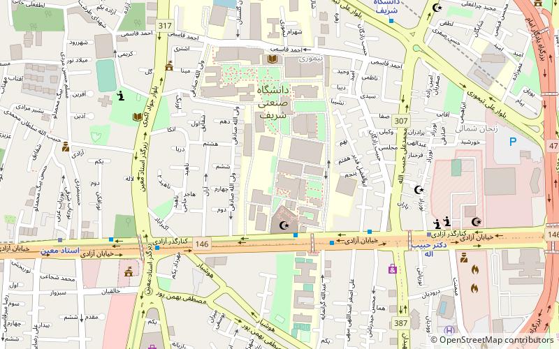 university of applied science and technology teheran location map