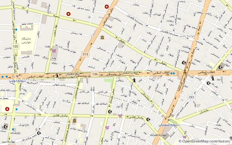 Enqelab Street location map