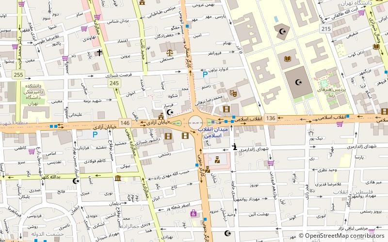 Enqelab Square location map