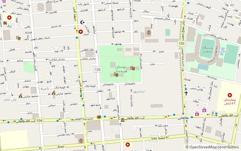 Iranian Artists Forum location map