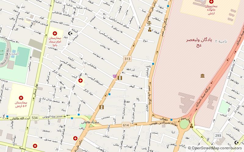 Soroush Cinema location map