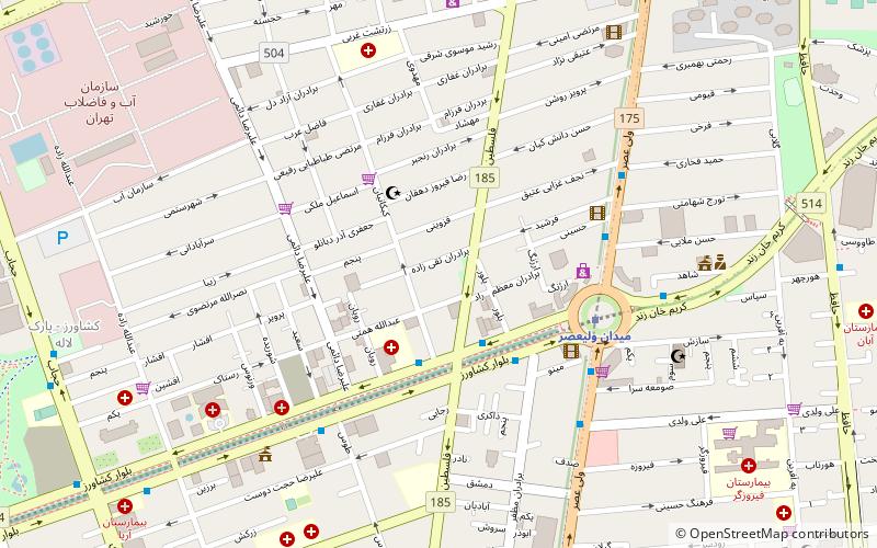 Abrishami Synagogue location map