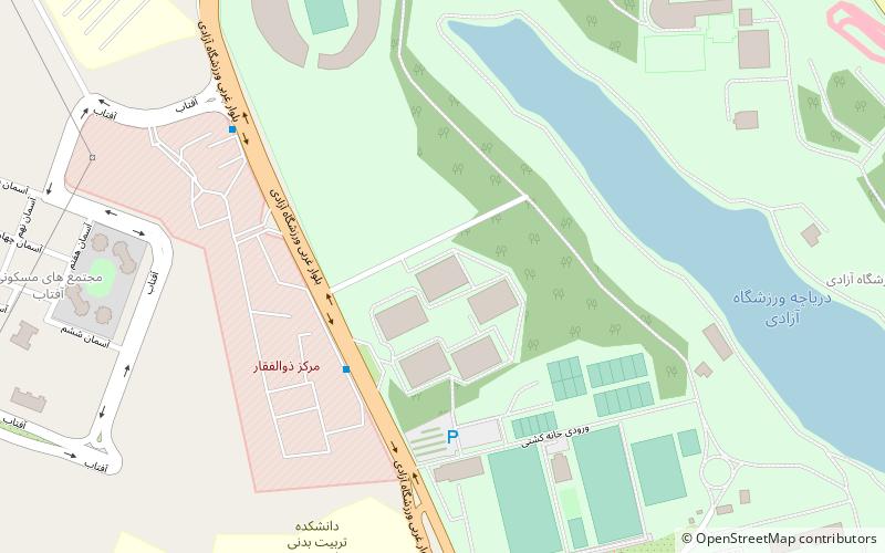 Azadi Basketball Hall location map