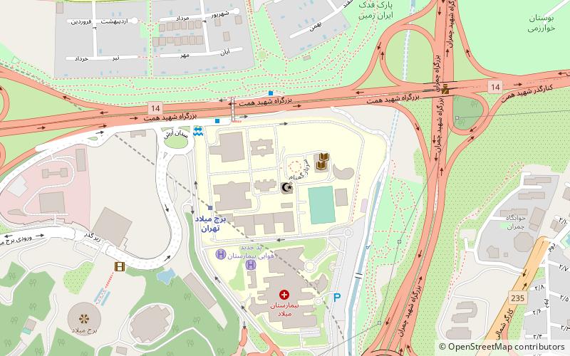 Iran University of Medical Sciences location map