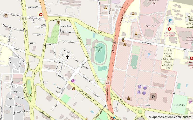 Velayat Stadium location map