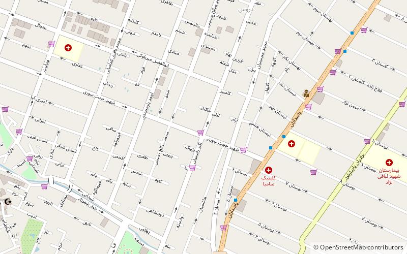 kia gallery teheran location map