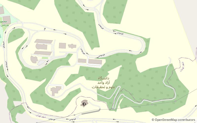 islamic azad university tehran location map