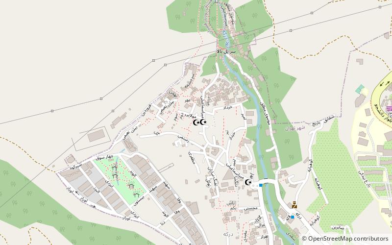 darake tehran location map