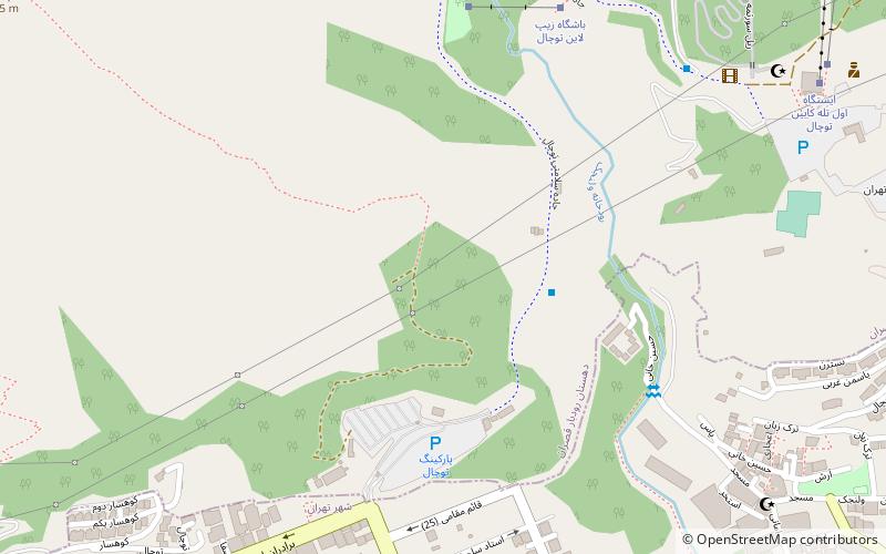 velenjak teheran location map