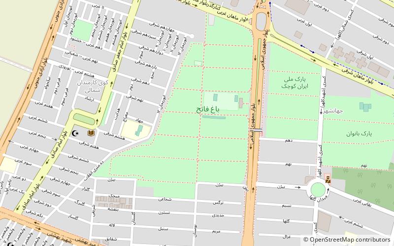 fateh garden karaj location map