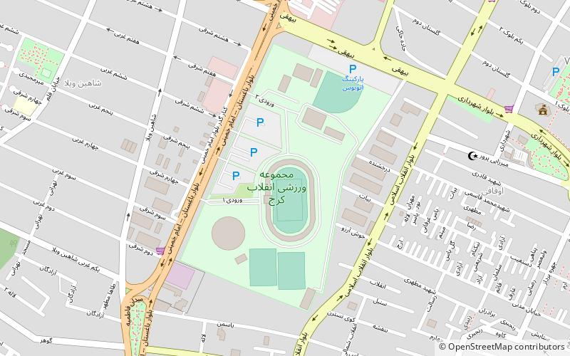 Estadio Enghelab location map