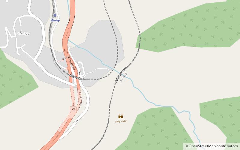 Veresk Bridge location map