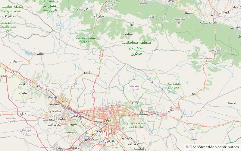 Shemshak location map