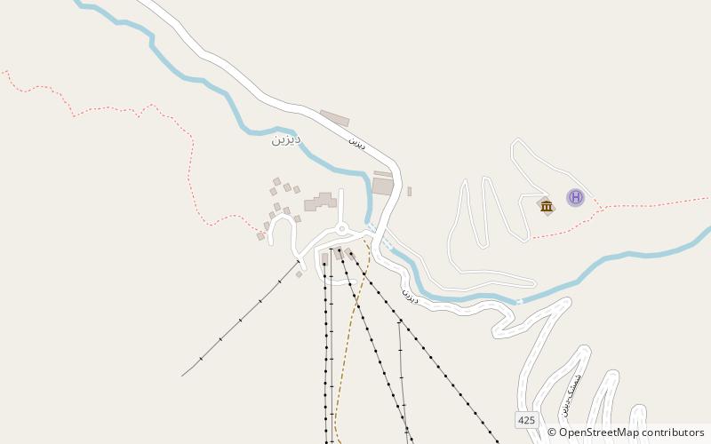 darbandsar dizin location map