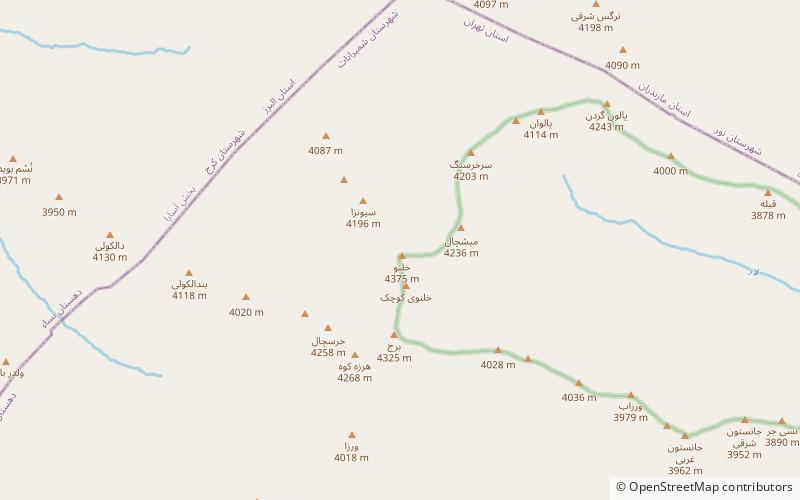 choleno location map