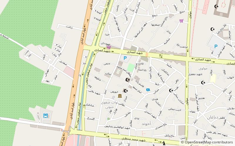 sardar school qazvin location map