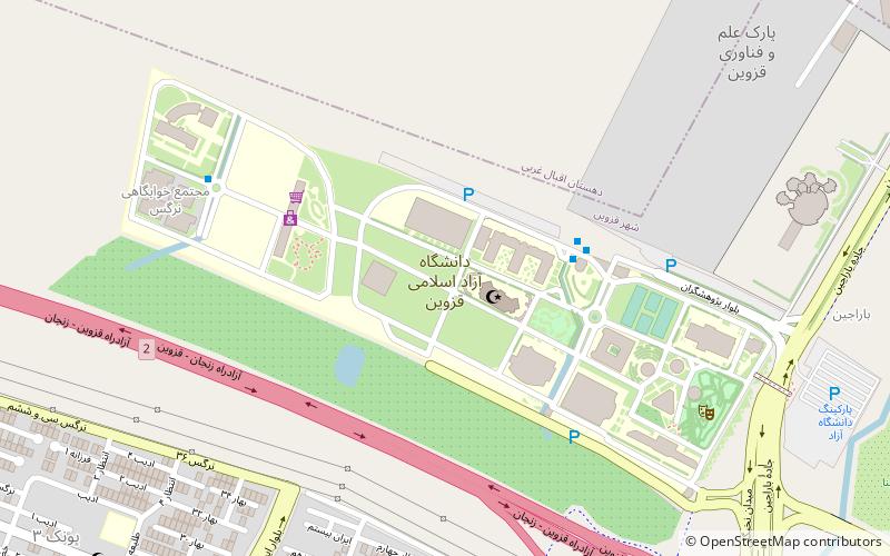 Qazvin Islamic Azad University location map