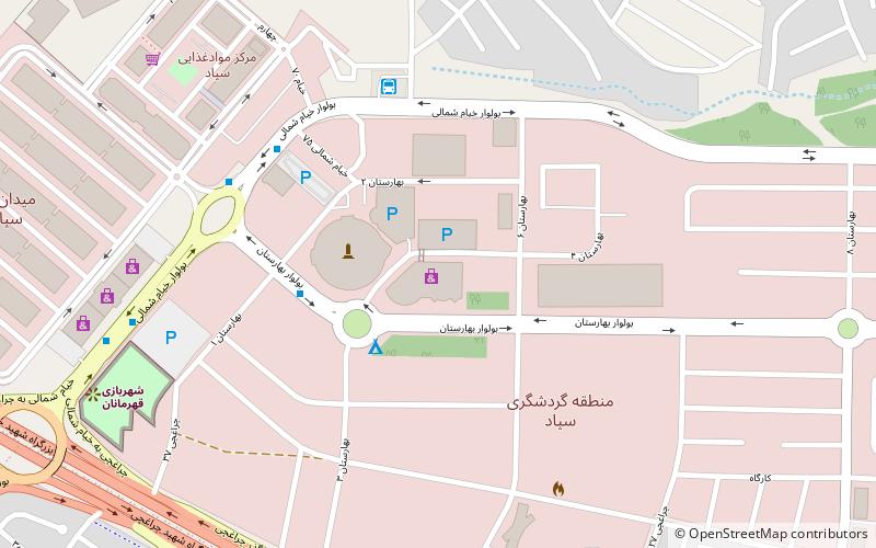 professor bazima scientific park mashhad location map