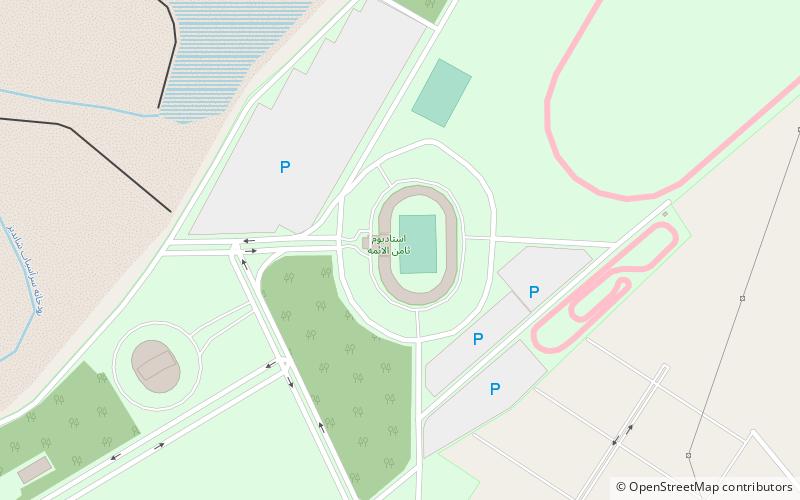 Samen Stadium location map