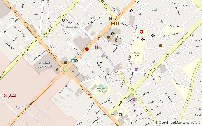 Kirche Nane Maryam location map