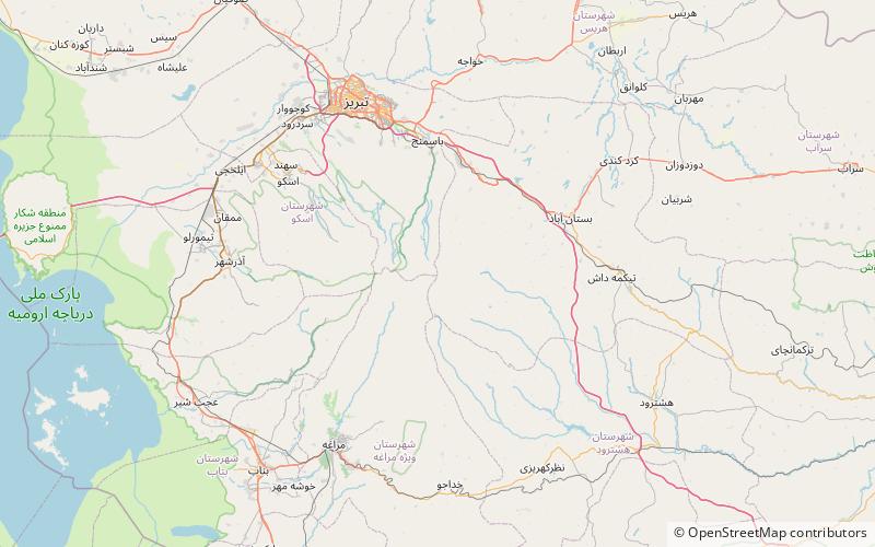 Sahand location map