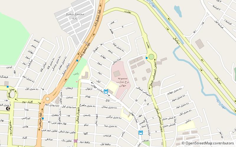 World Trade Center Tabriz location map
