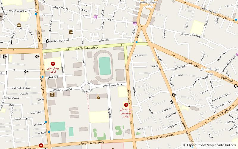 Shahid Poursharifi Arena location map