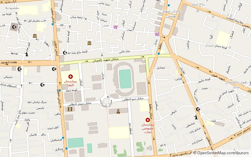 Estadio Takhti location map