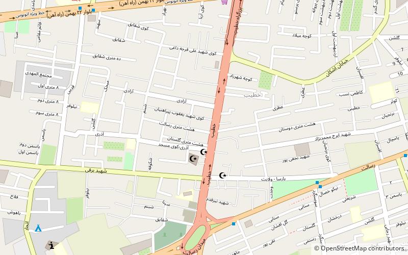 khatib tebriz location map