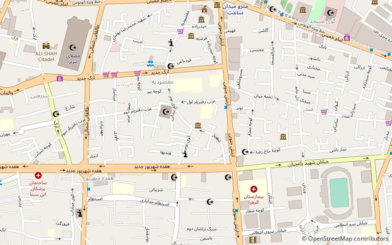 mwzh shhryar tabriz location map