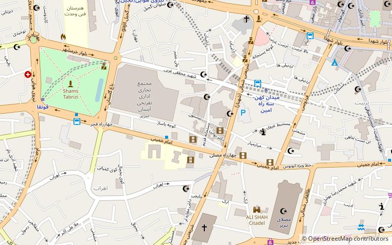 Église Saint-Lazare de Tabriz location map