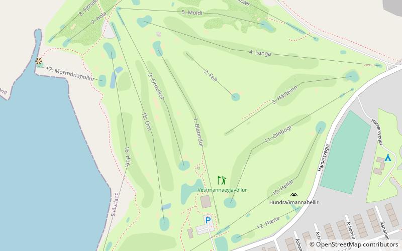 Vestmannaeyjavöllur location map