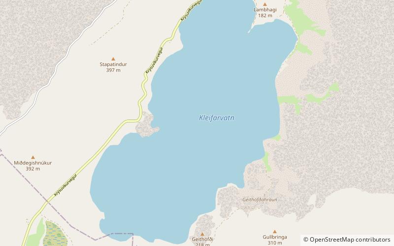 Kleifarvatn location map