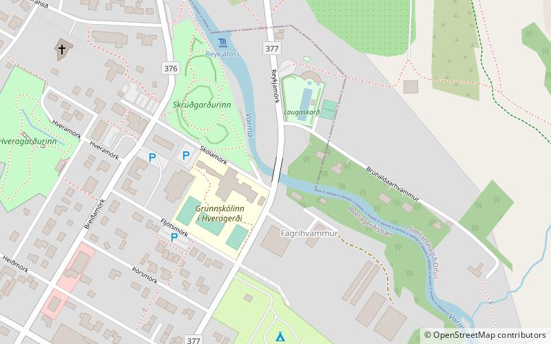 reykjamork hveragerdi location map
