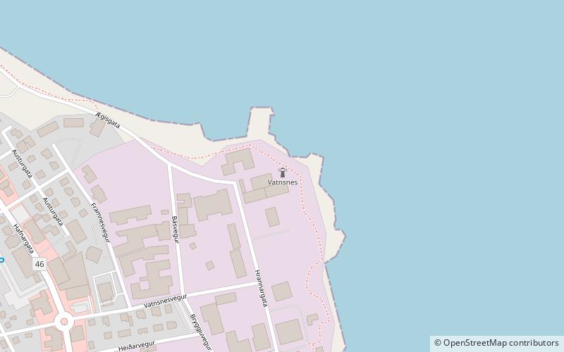 vatnsnes keflavik location map