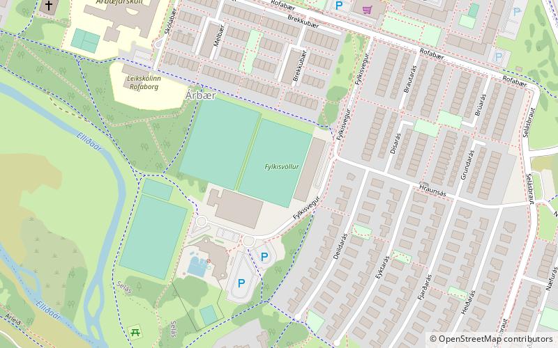 fylkisvollur reikiavik location map