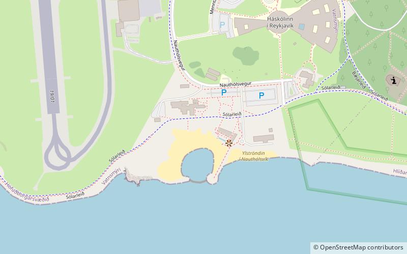 Nauthólsvík location map
