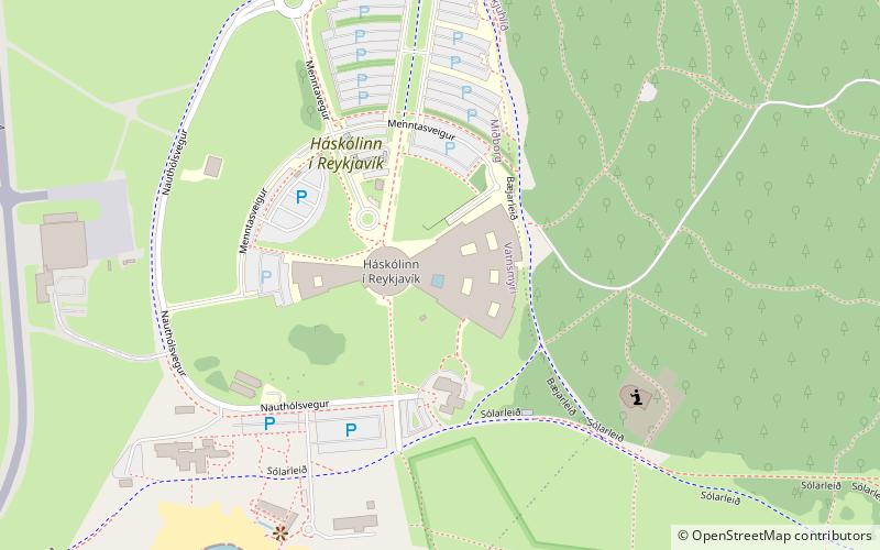 Universidad de Reikiavik location map